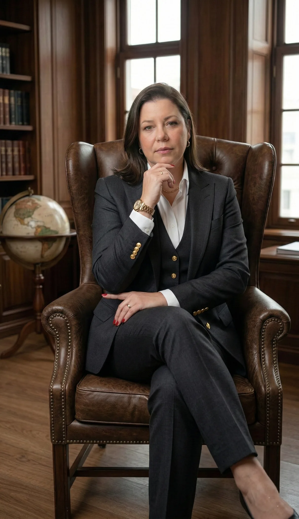 Cristiane da Silva Aguirre em ambiente profissional